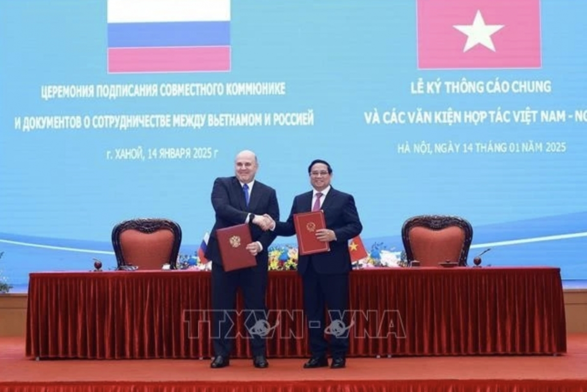 Joint communiqué on Russian PM's official visit to Vietnam